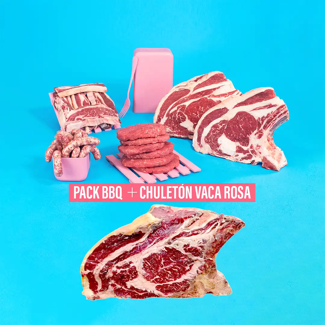 Pack Barbacoa + Chuletón Vaca Rosa · Carnes Paco Rosa