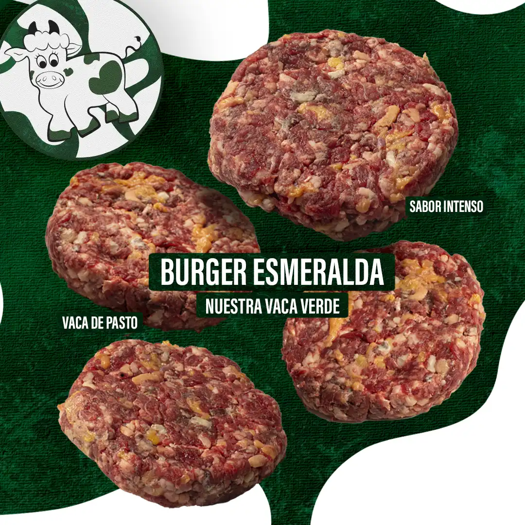 Burger Meat Vaca Esmeralda 4 Unidades · Carnes Paco Rosa
